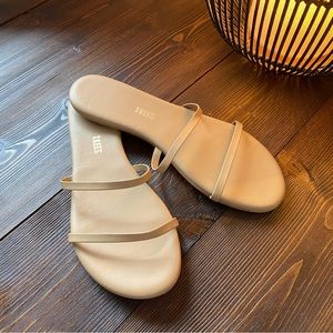 Double Strap Slip On Sandal